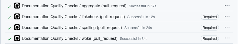 aggregated repo PR with all green checks